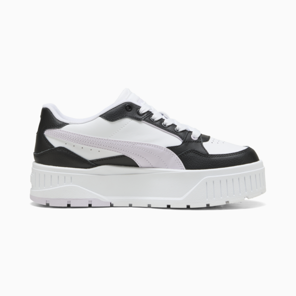 Zapatillas Karmen II Idol para mujer, PUMA White-Lilac Frost-PUMA Black, large-ARG