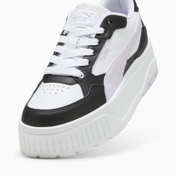 Zapatillas Karmen II Idol para mujer, PUMA White-Lilac Frost-PUMA Black, large-ARG