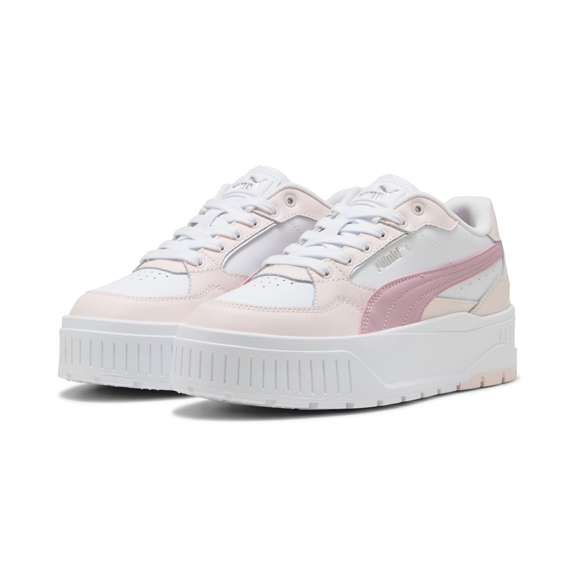 PUMA Karmen II Idol sneakers voor Dames, Roze/Wit, Maat 40 thumbnail 6