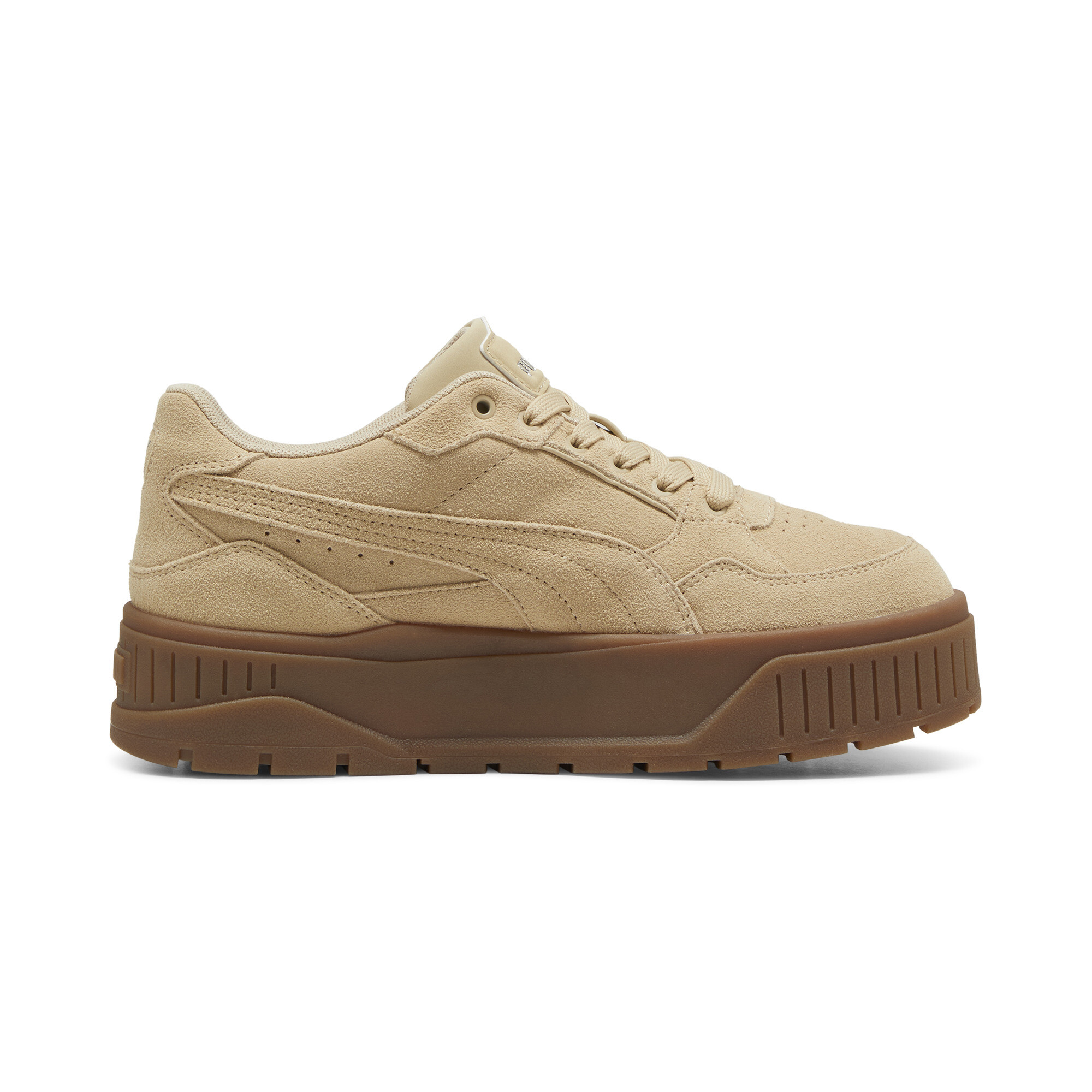 Women's Puma Karmen II Idol Suede Sneakers, Beige, Size 42, Shoes