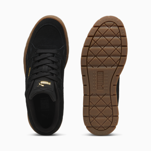 Zapatillas Karmen II Idol Gamuza para mujer, PUMA Black-PUMA Black-PUMA Gold, large-ARG