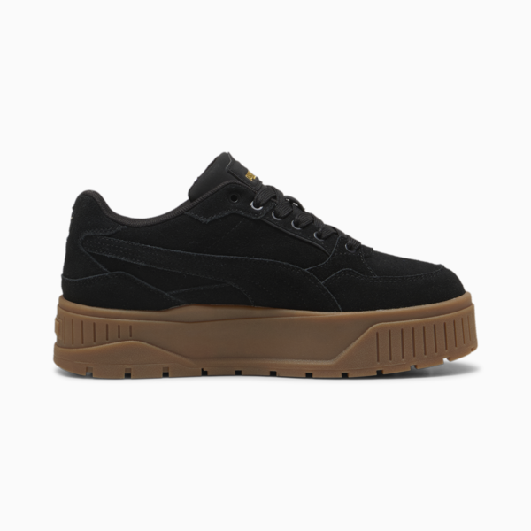 Zapatillas Karmen II Idol Gamuza para mujer, PUMA Black-PUMA Black-PUMA Gold, large-ARG