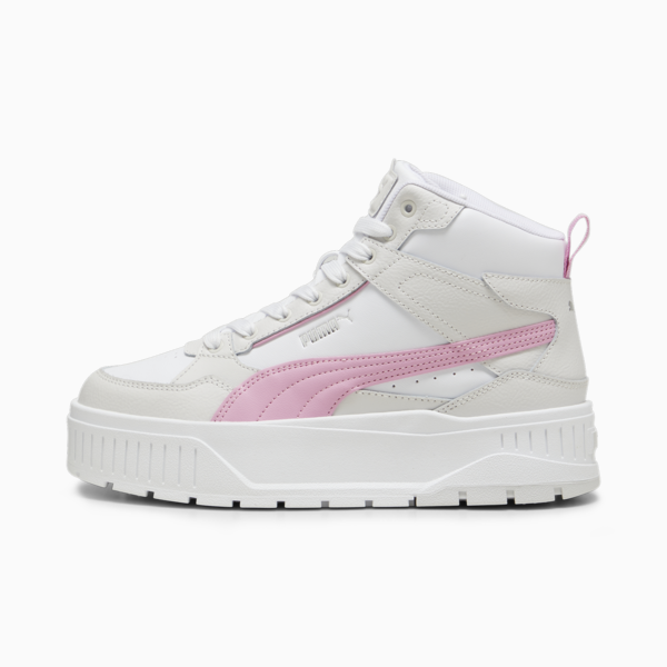Zapatillas Karmen II Idol Mid para mujer, PUMA White-Mauve Mist-Feather Gray, large-ARG