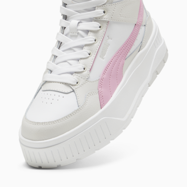 Zapatillas Karmen II Idol Mid para mujer, PUMA White-Mauve Mist-Feather Gray, large-ARG