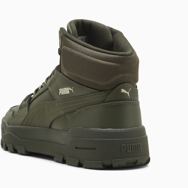 Rebound Abrupt Sneakers Unisex, Canvas-Dark Olive-PUMA White, large-ZAF