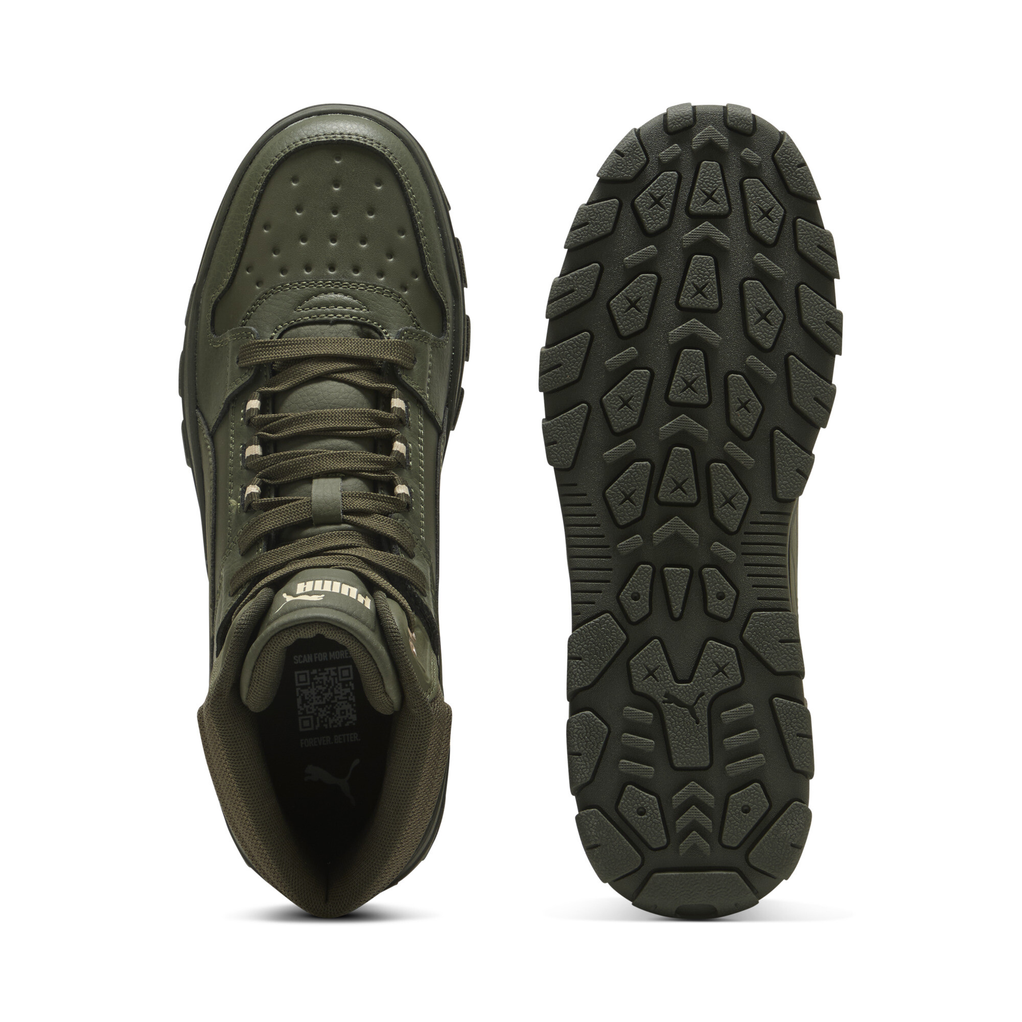 PUMA Rebound Abrupt unisex sneakers, Wit, Maat 37,5 thumbnail 4