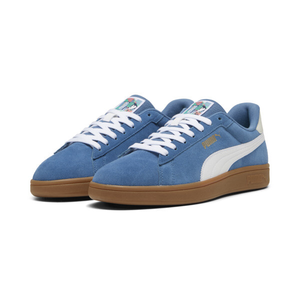 Puma smash suede blue top