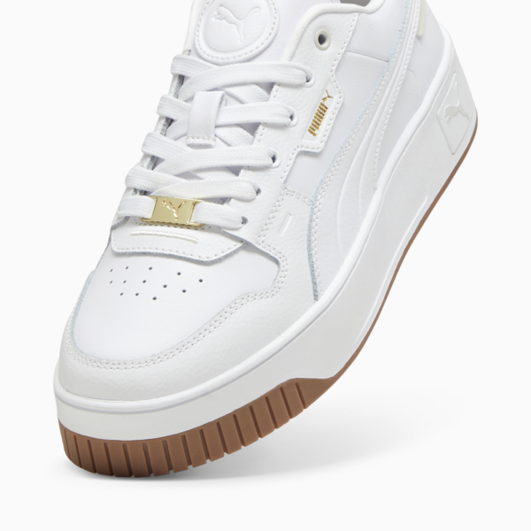 Carina Street Lux Sneakers Women, PUMA White-PUMA White-PUMA Gold, large-ZAF