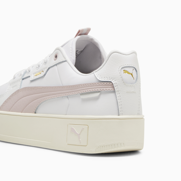 Carina Street Lux Sneakers Women, PUMA White-Mauve Mist-PUMA Gold, large-ZAF