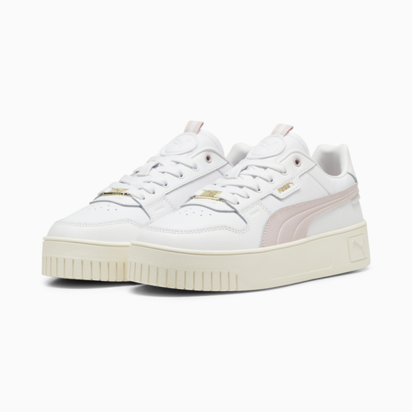 Carina Street Lux Sneakers Women, PUMA White-Mauve Mist-PUMA Gold, large-ZAF
