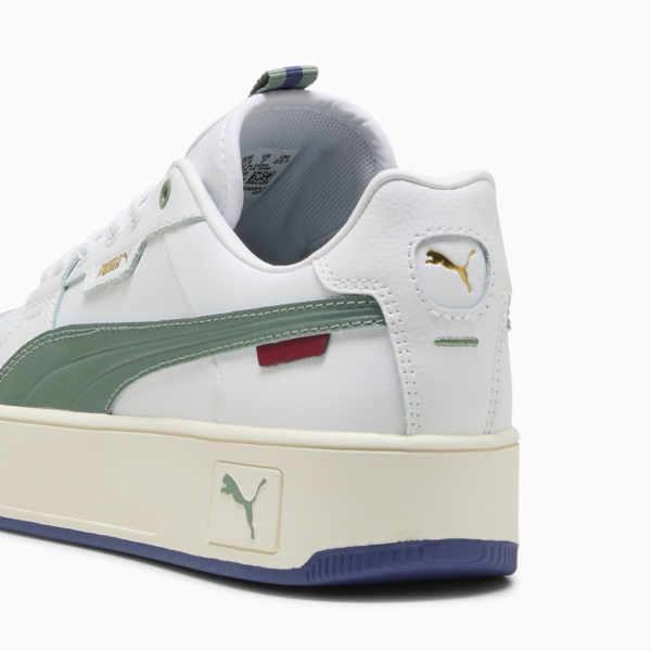 Carina Street Lux Sneakers Women, PUMA White-Green Moon-PUMA Gold, large-ZAF
