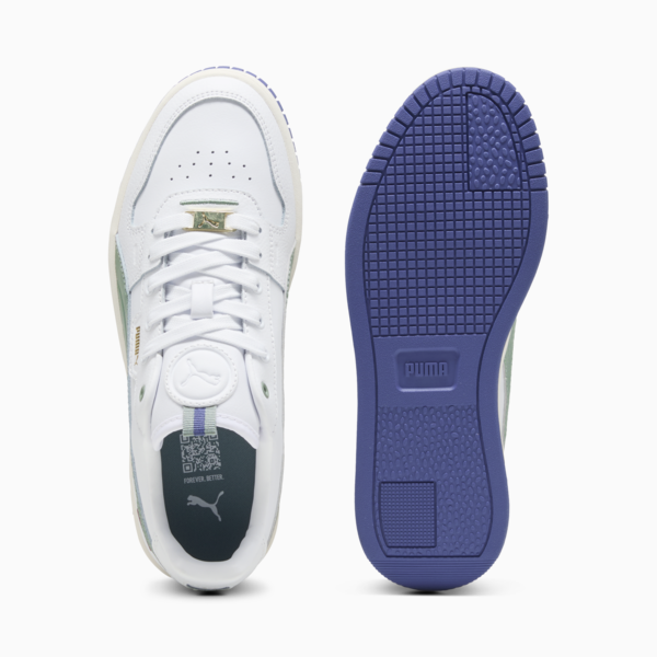 Carina Street Lux Sneakers Women, PUMA White-Green Moon-PUMA Gold, large-ZAF