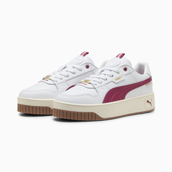 Carina Street Lux Sneakers Women, PUMA White-Port-PUMA Gold, large-ZAF