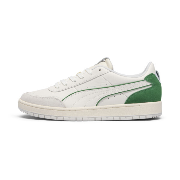 PUMA Premier Court Archive Men's Sneakers in Warm White/Archive Green - 397617_01