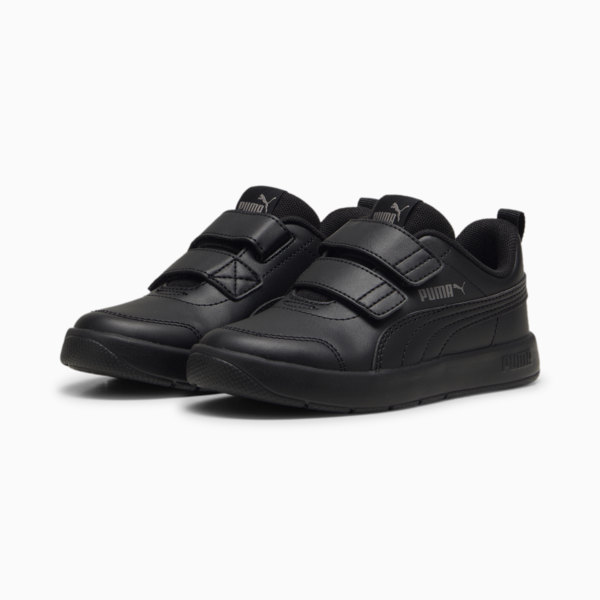 Courtflex V3 Sneakers Kids, PUMA Black-PUMA Black-Cast Iron, large-MEX