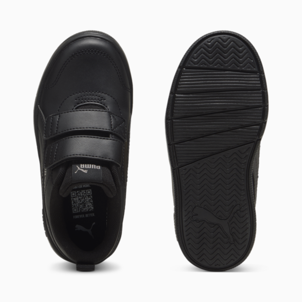 Courtflex V3 Sneakers Kids, PUMA Black-PUMA Black-Cast Iron, large-MEX