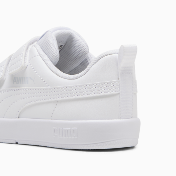 Courtflex V3 Sneakers Kids, PUMA White-PUMA White-Silver Mist, large-MEX