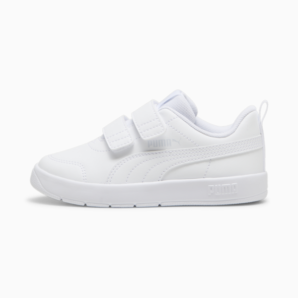 Courtflex V3 Sneakers Kids, PUMA White-PUMA White-Silver Mist, large-MEX