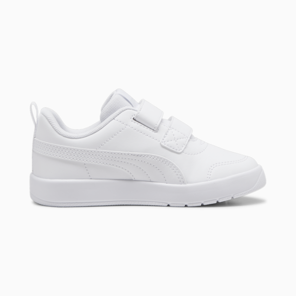 Courtflex V3 Sneakers Kids, PUMA White-PUMA White-Silver Mist, large-MEX