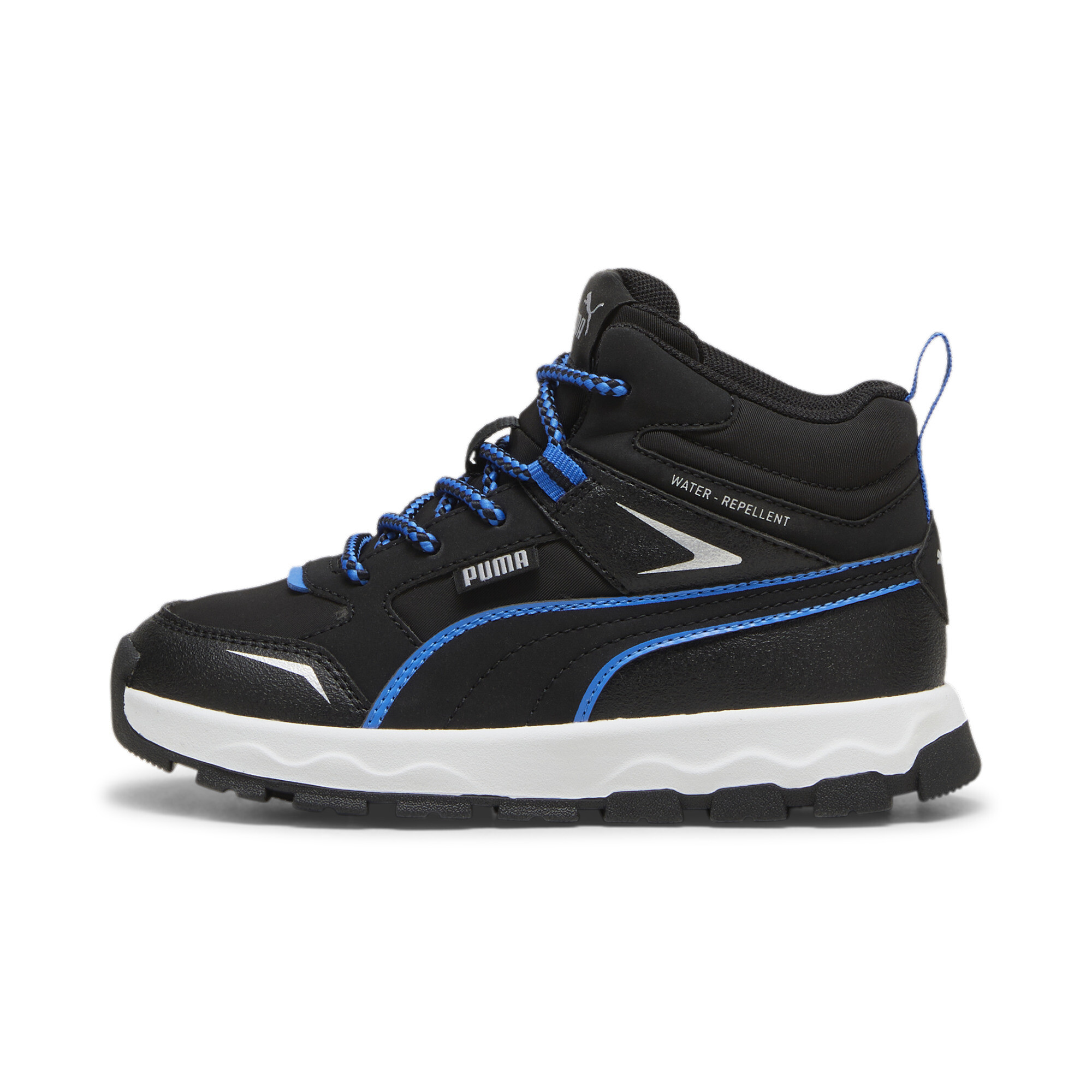 Puma Evolve Trail Sneakers Kinder Schuhe | Black/Hyperlink Blue | Größe: 29