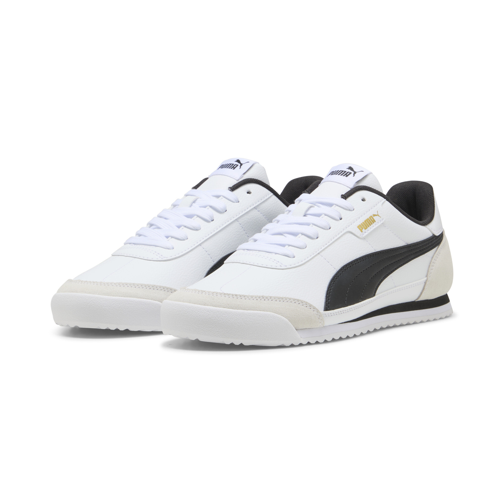 PUMA Turino II OG uniseks sneakers, Zwart/Grijs/Wit, Maat 37,5 thumbnail 6