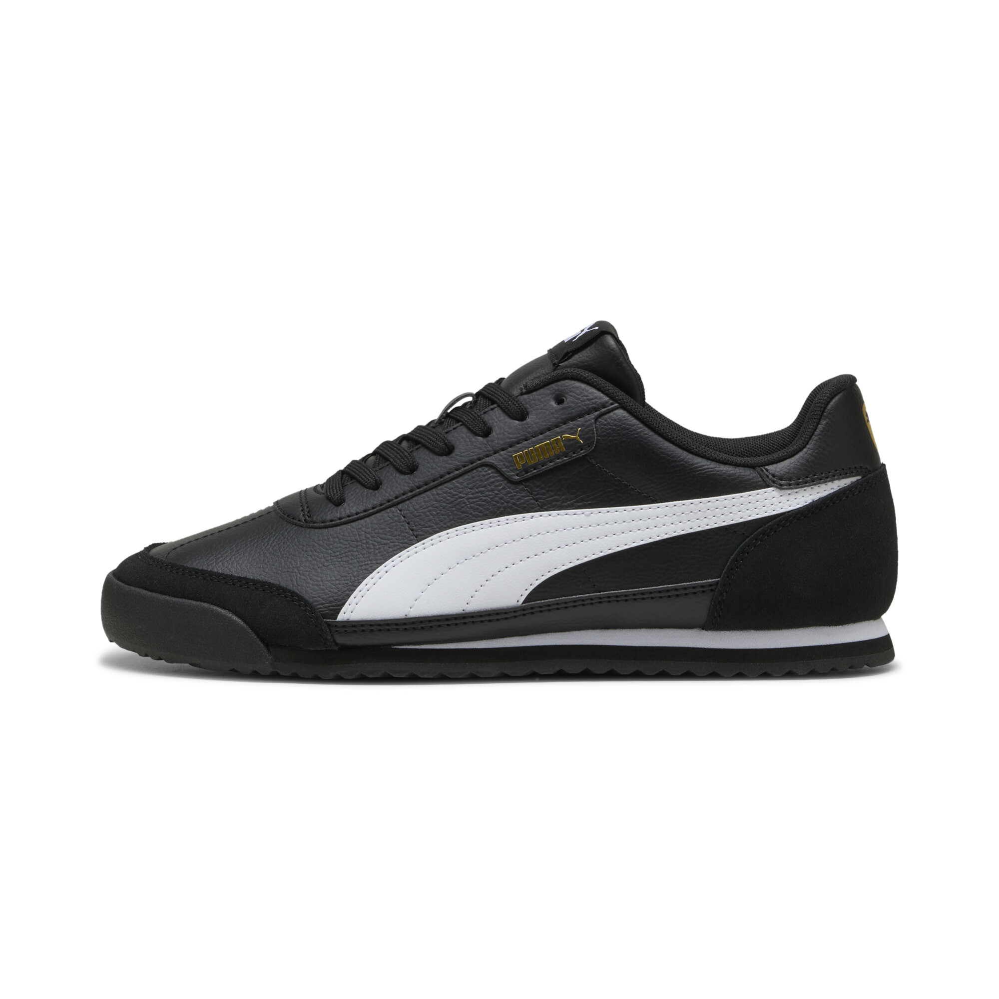 Puma Turino II OG Sneakers Unisex Schuhe | Black/White/Gold | Größe: 47