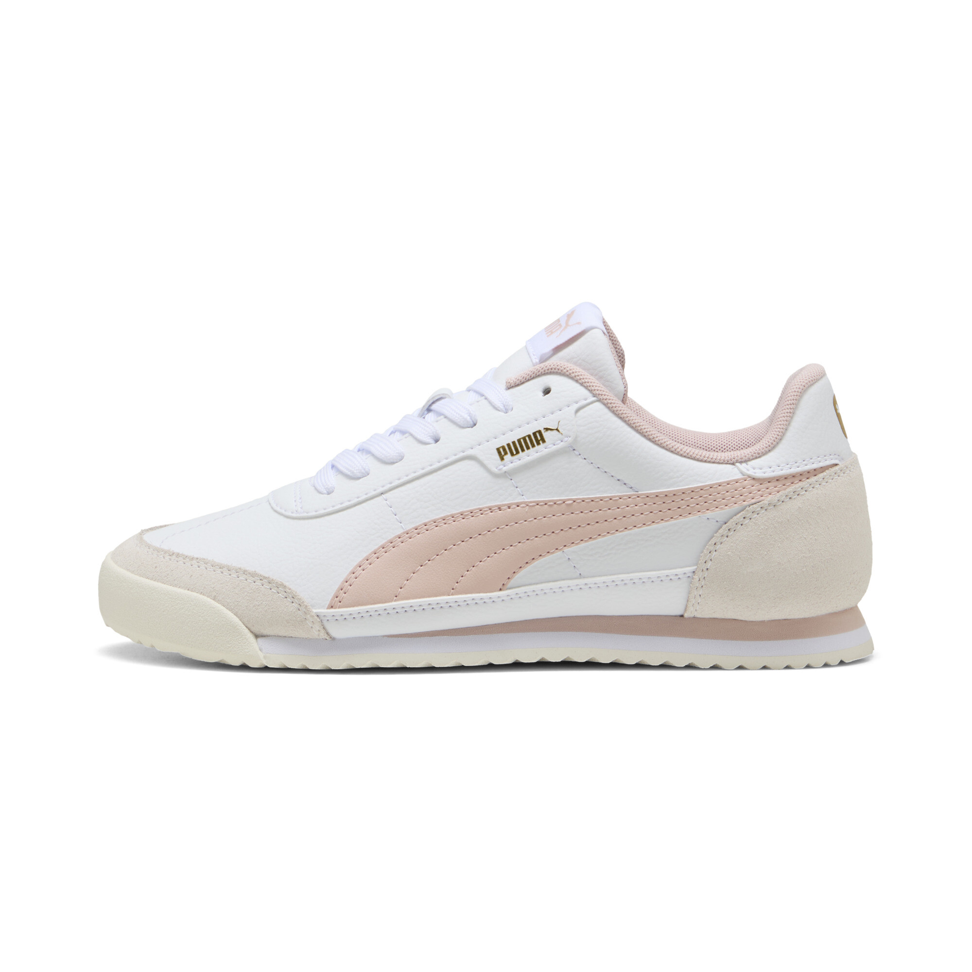 Puma Turino II OG Sneakers Unisex Schuhe | White/Rose Quartz/Warm White | Größe: 45