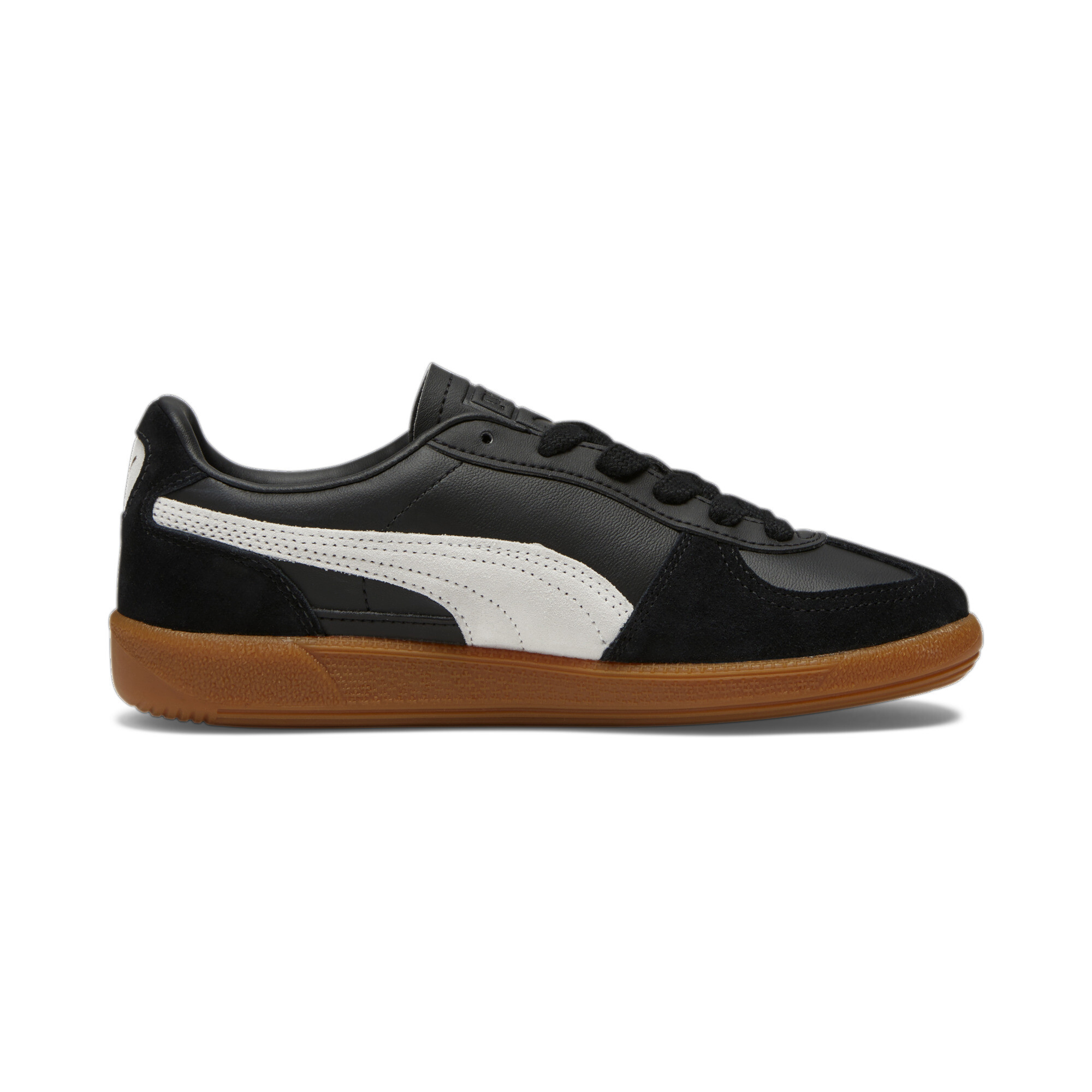 Women's Puma Palermo Leather Sneakers, Black, Size 37.5, Shoes