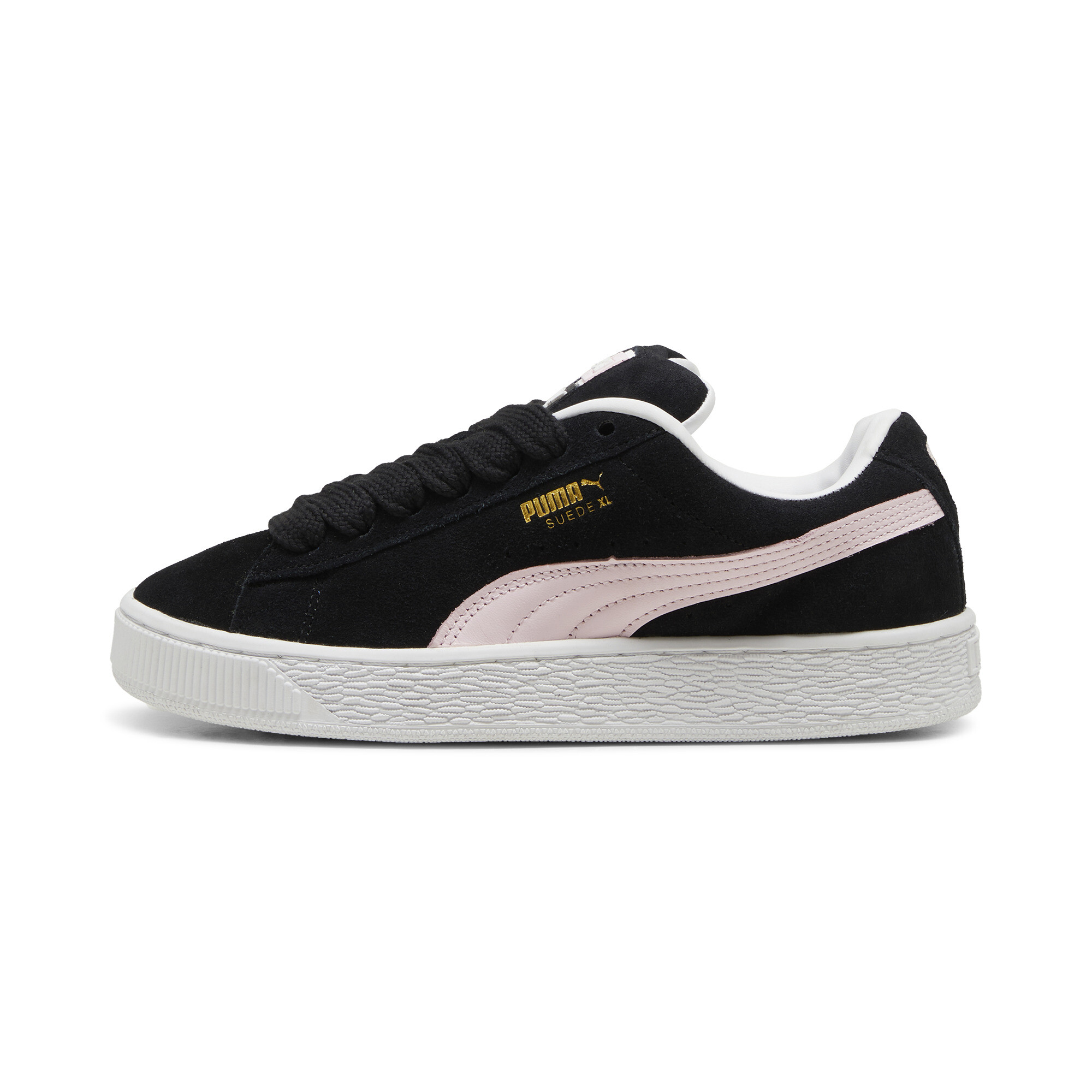 Puma Suede XL Sneakers Damen Schuhe | Mit Plain | Black/Whisp Of Pink | Größe: 36