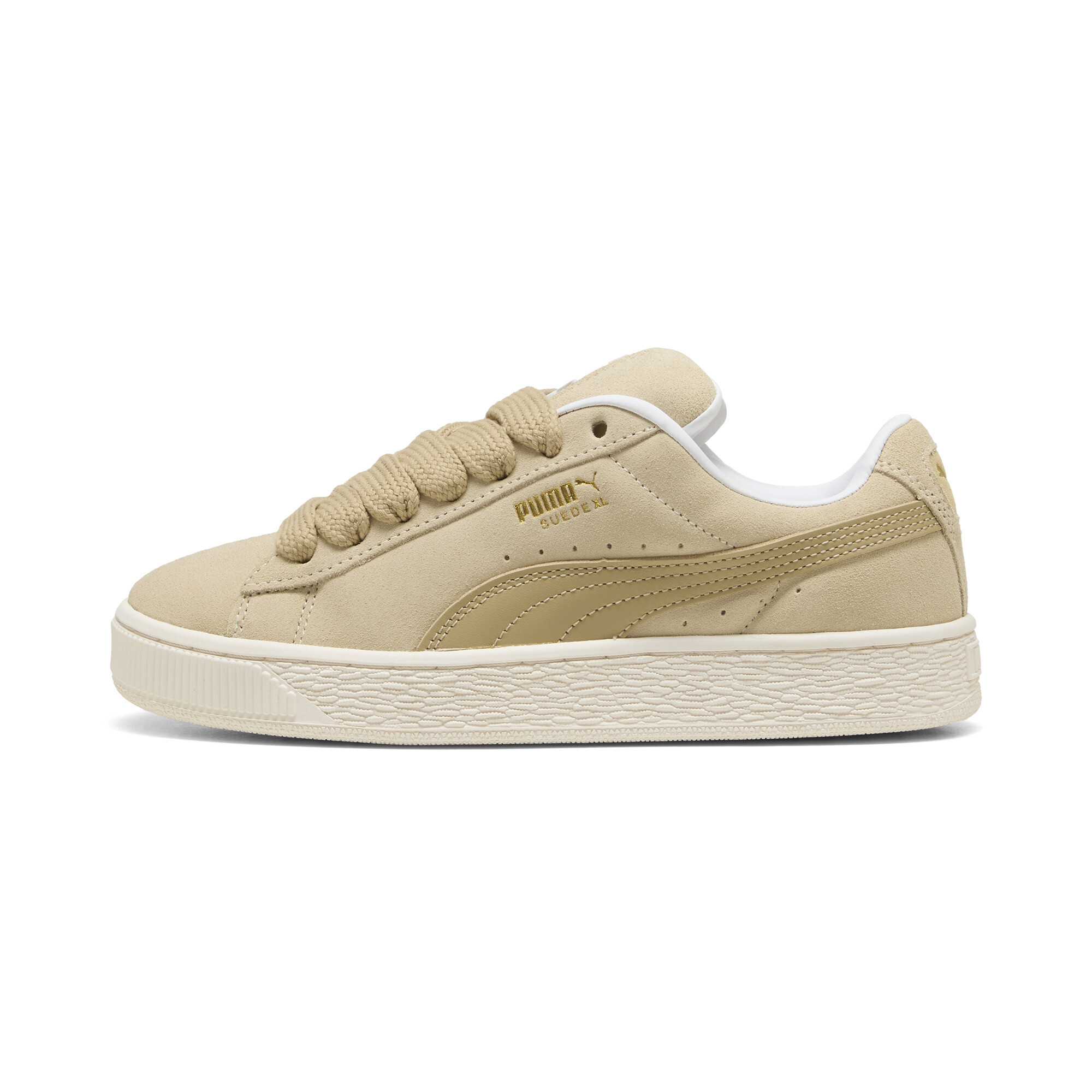 Puma Suede XL Sneakers Damen Schuhe | Mit Plain | Putty/Warm White | Größe: 38