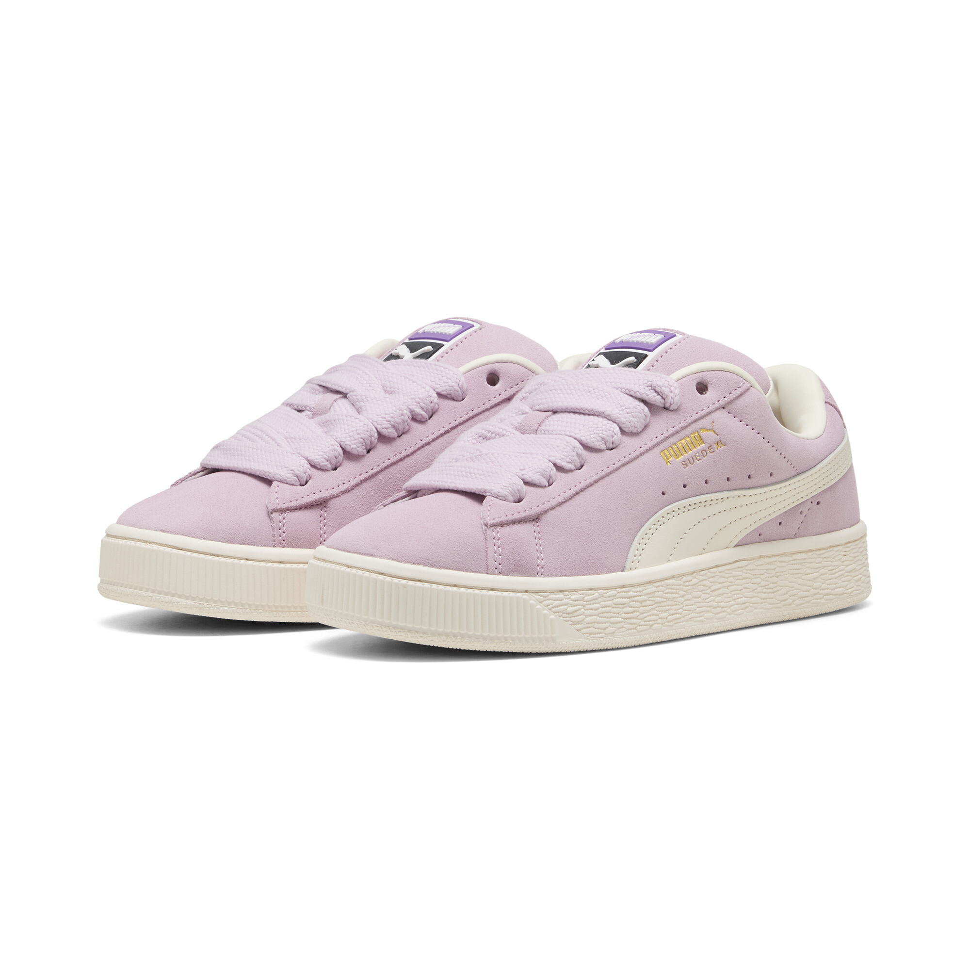 Women's Puma Suede XL Sneakers, Purple, Size 40.5, Shoes