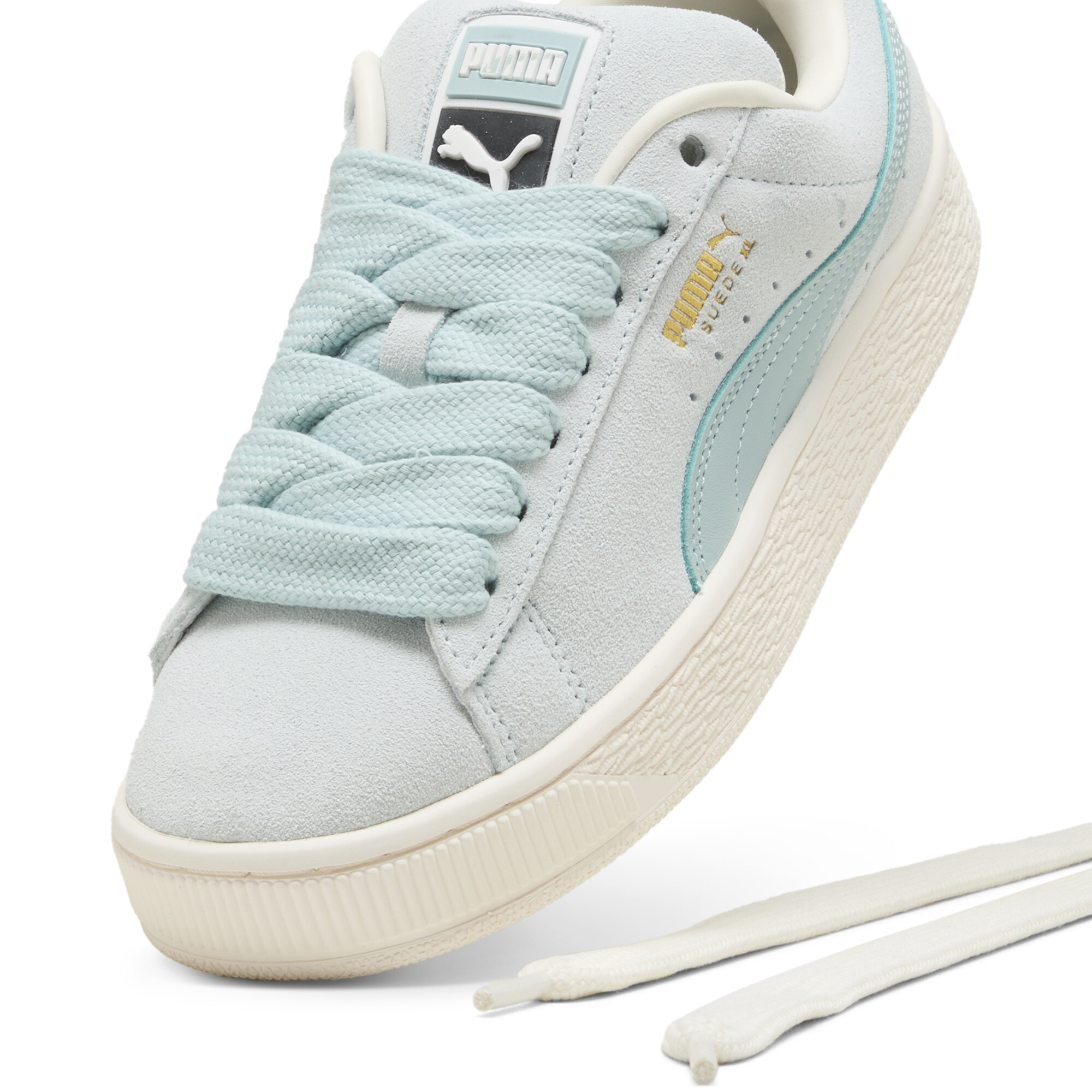 Women's Puma Suede XL Sneakers, Blue, Size 39, Shoes