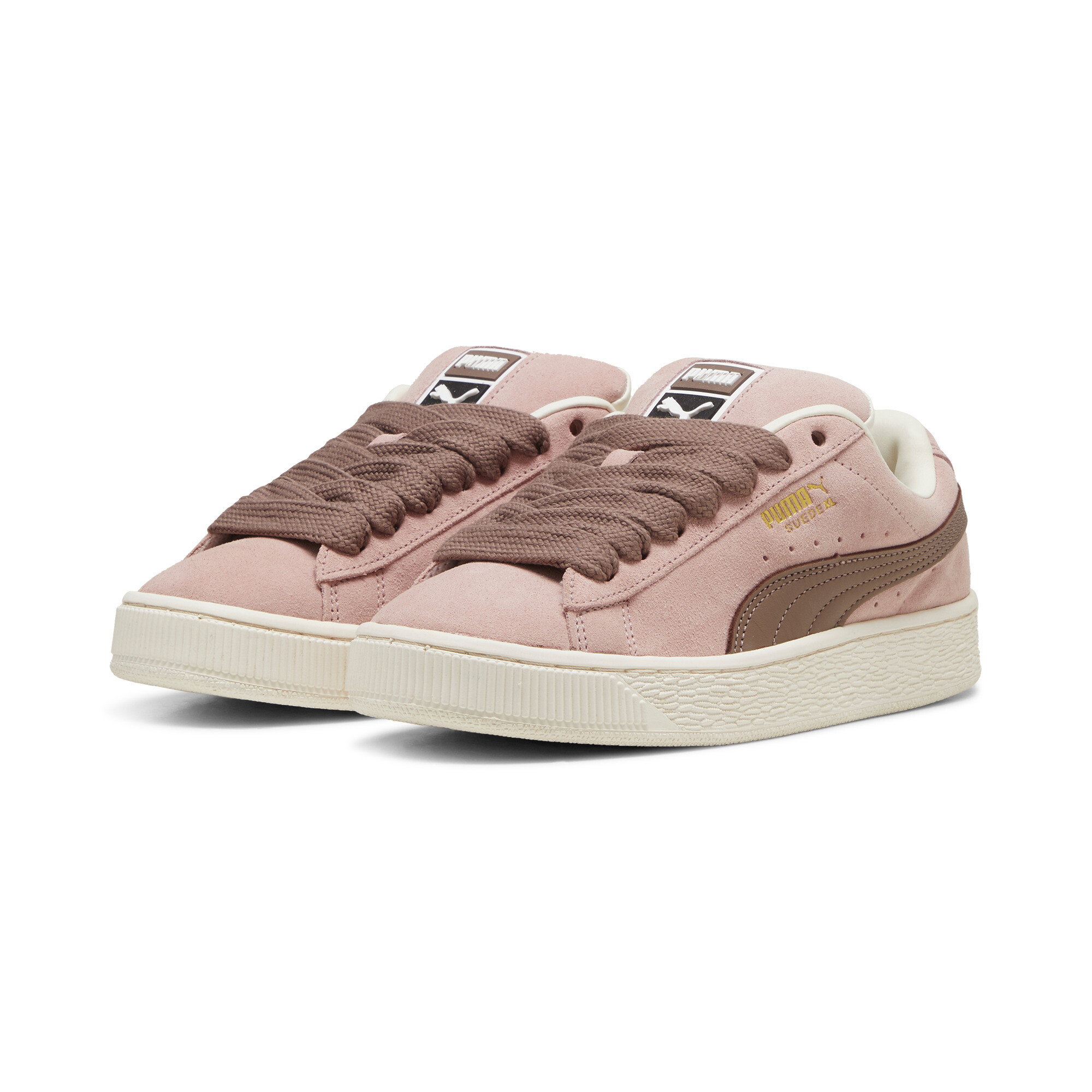 Women's Puma Suede XL Sneakers, Pink, Size 40.5, Shoes