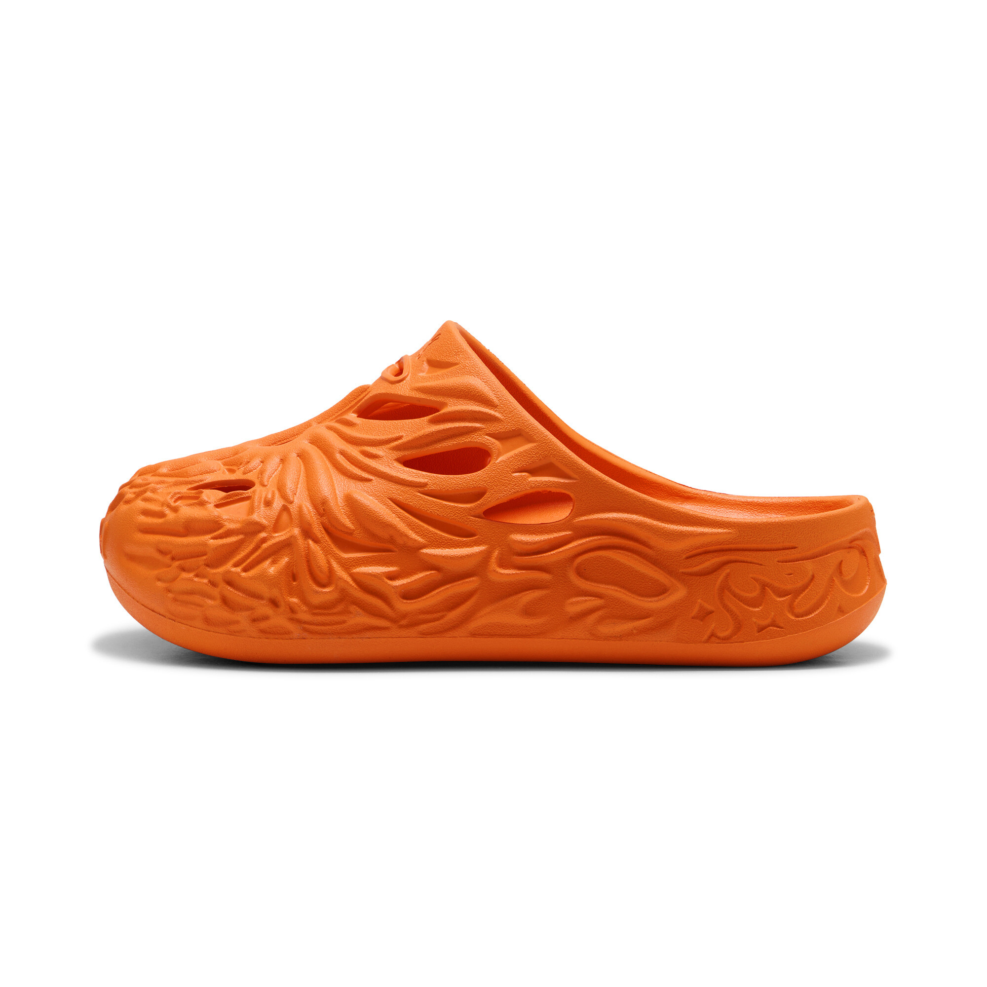 Puma MB.04 Basketball Slides Unisex | Mit Plain | Orange Poppy | Größe: 44.5