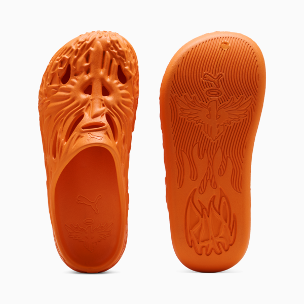MB.04 Basketball Slides Unisex, Orange Poppy, large-MEX