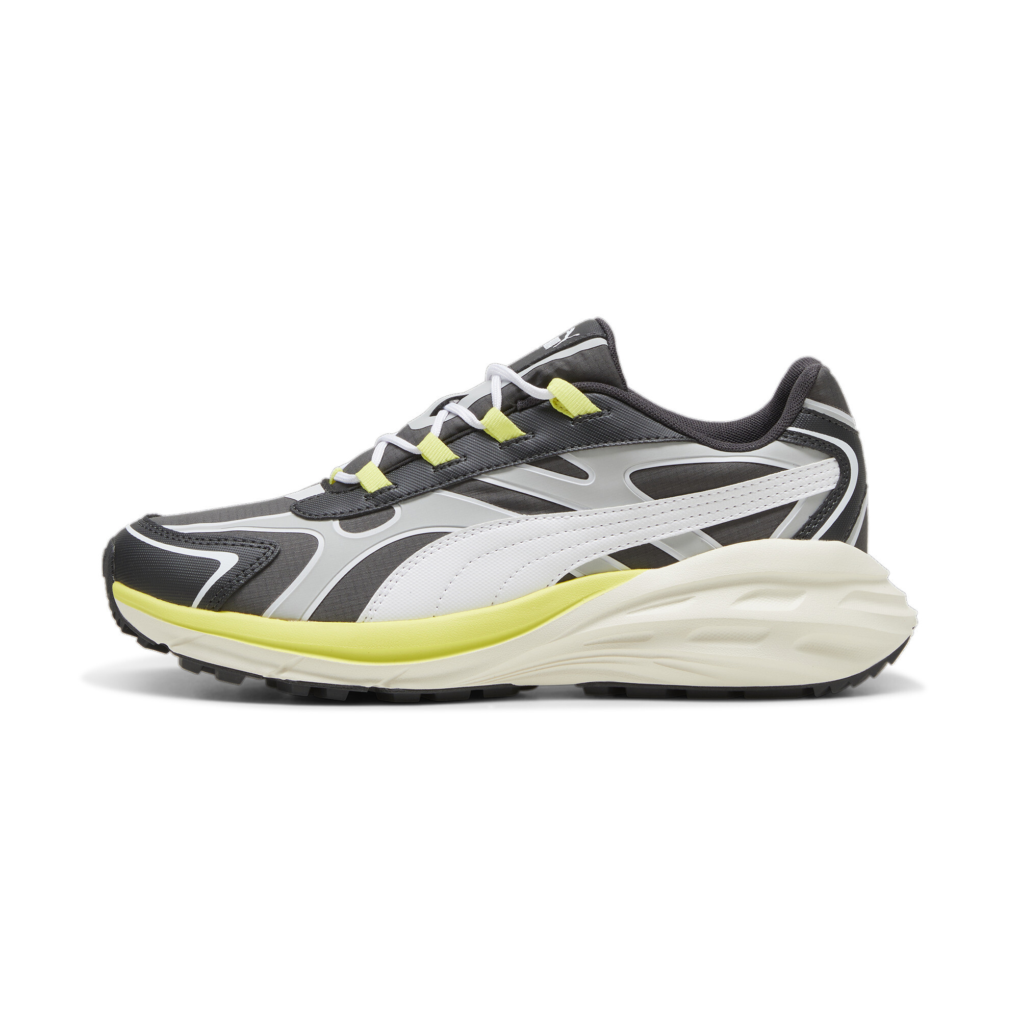 Puma Hypnotic LS Abrupt Sneakers Unisex Schuhe | Shadow Gray/White/Cool Light Gray | Größe: 36