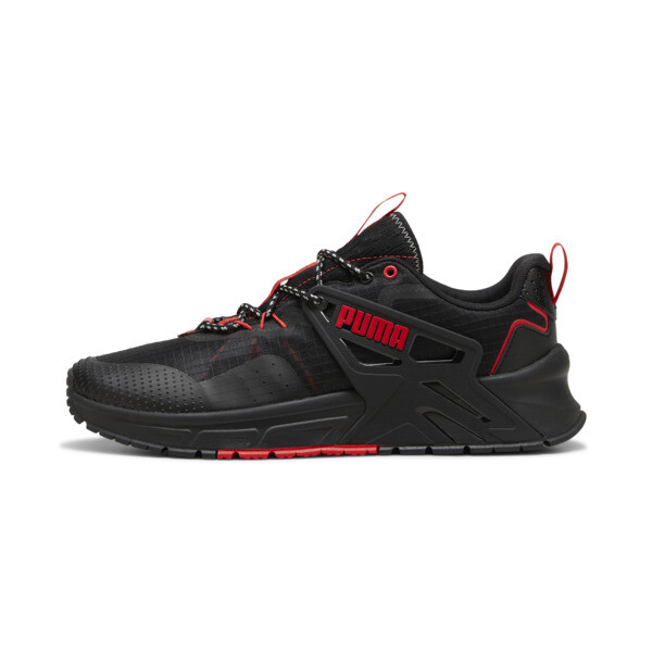 Puma Men's Pacer+ Trail Sneakers Unisex In Black- Red-smokey Gray