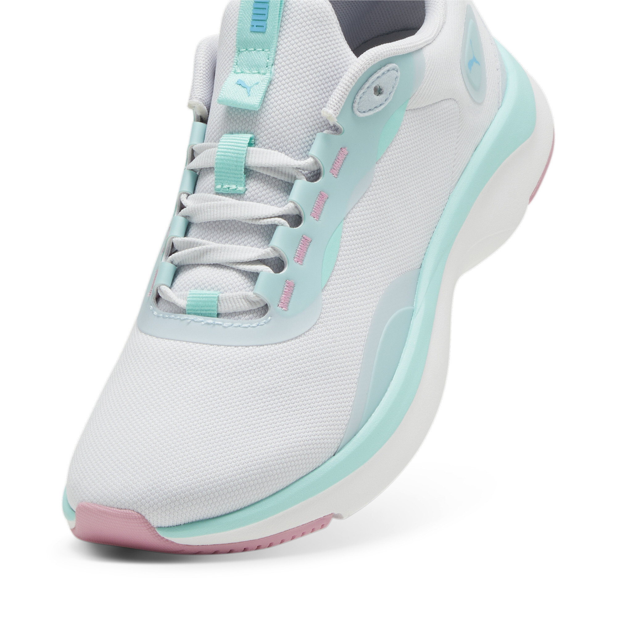 SOFTRIDE Orla sneakers voor Dames, Wit/Zilver, Maat 38,5 | PUMA