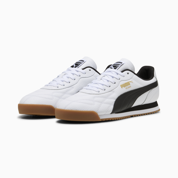 Roma Anniversario Sneakers, PUMA White-PUMA Black-Gum, large-MEX