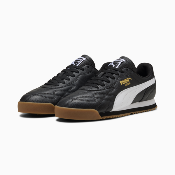 Roma Anniversario Sneakers, PUMA Black-PUMA White-Puma Team Gold, large-MEX