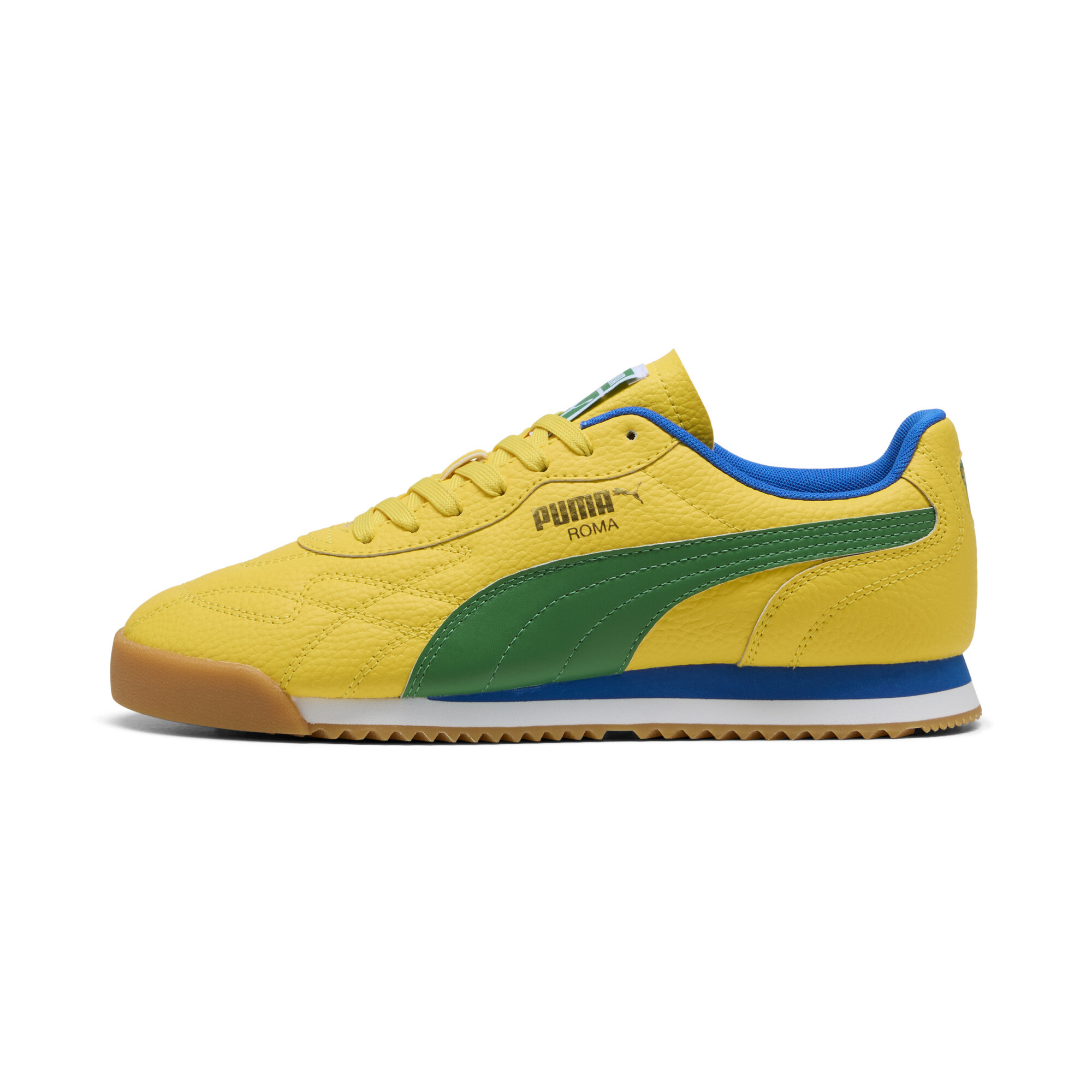 Puma Roma Anniversario Sneakers Schuhe | Mit Colorful | Pelé Yellow/Archive Green/Royal | Größe: 46