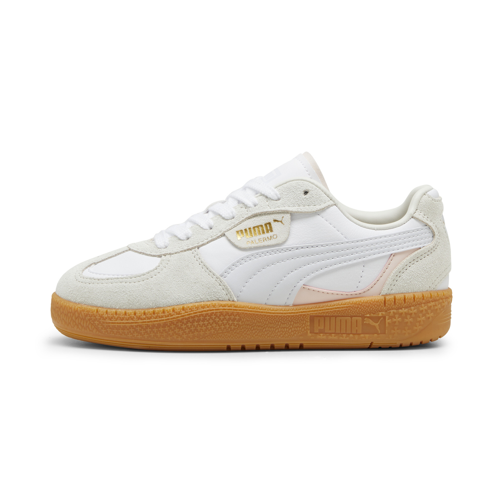 Thumbnail - Puma Palermo Moda Sneakers Damen Schuhe | Mit Plain | White/Silver Mist | Größe: 36