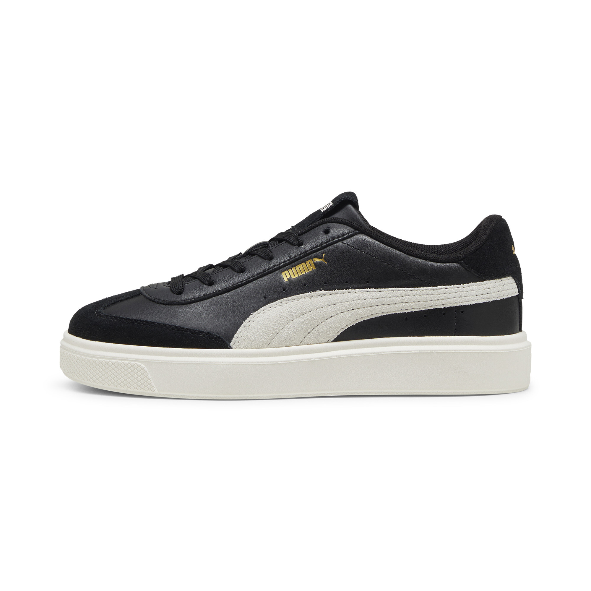 Puma Lajla T-toe Sneakers Damen Schuhe | Mit Plain | Black/Warm White | Größe: 40.5