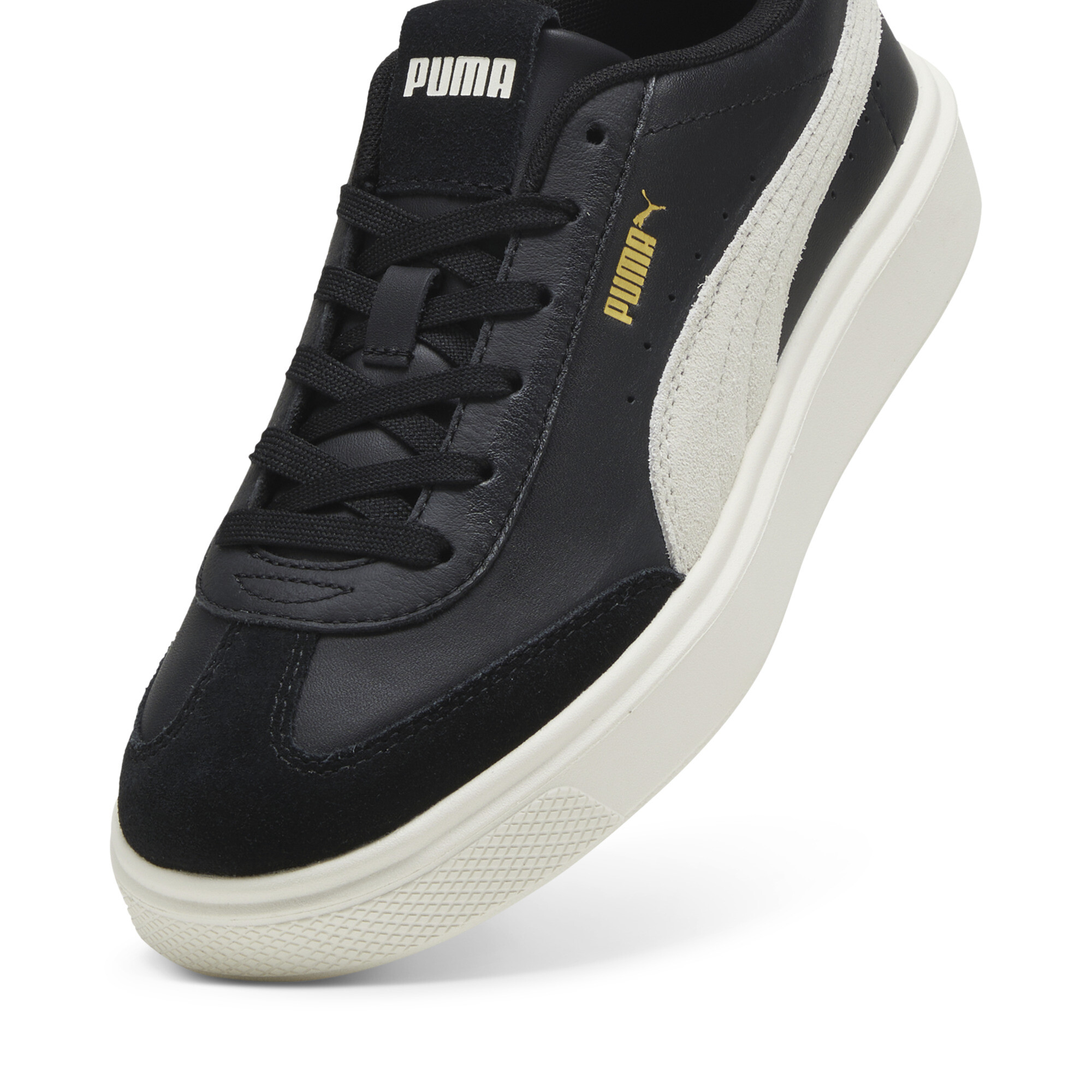 Women's Puma Lajla T-toe Sneakers, Black, Size 38, Shoes