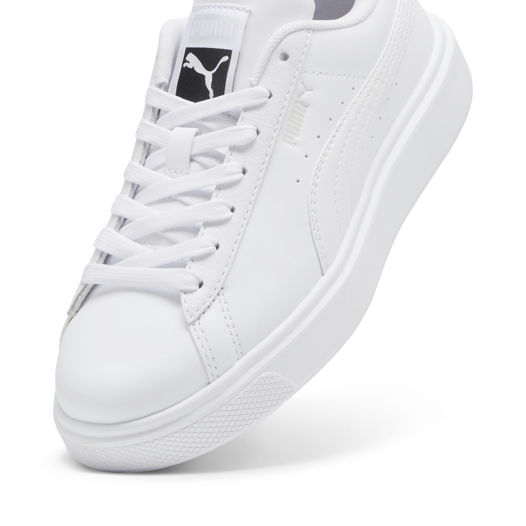 Women's Puma Lajla Clean Sneakers, White, Size 37.5, Shoes