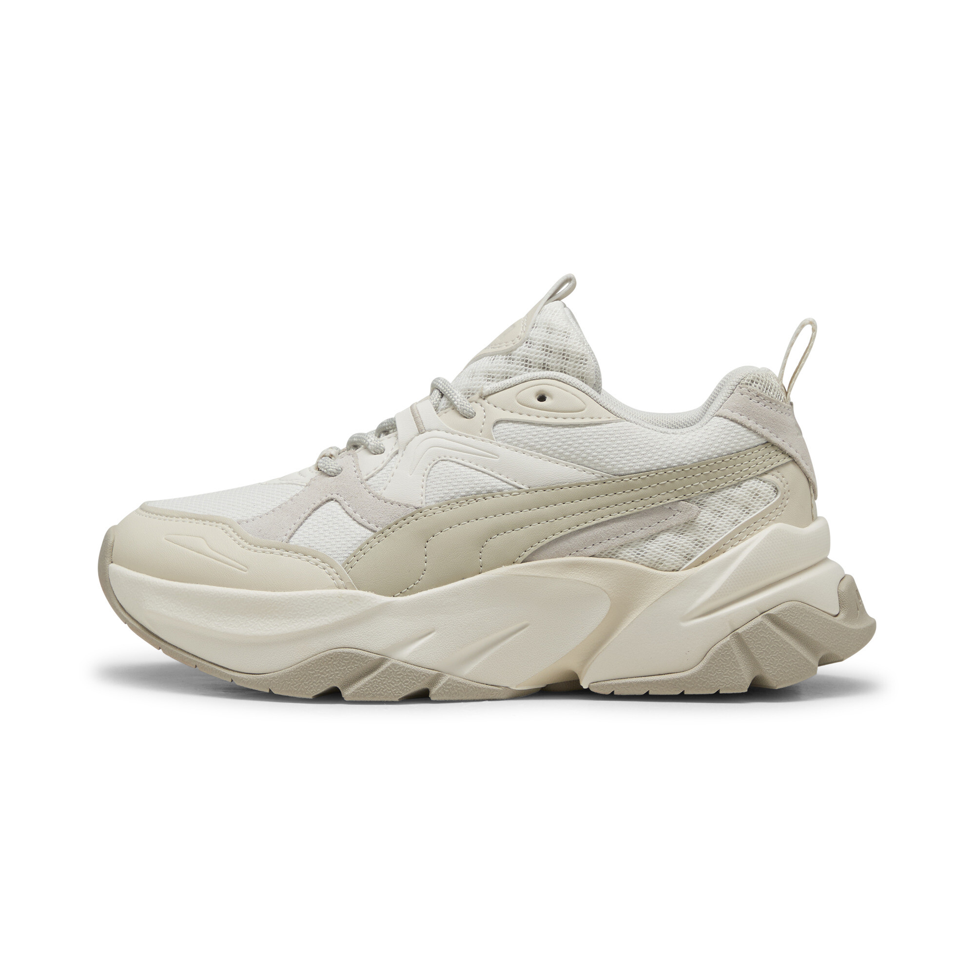 Puma Sophyr Sneakers Damen Schuhe | Mit Plain | Warm White/Desert Dust | Größe: 40.5