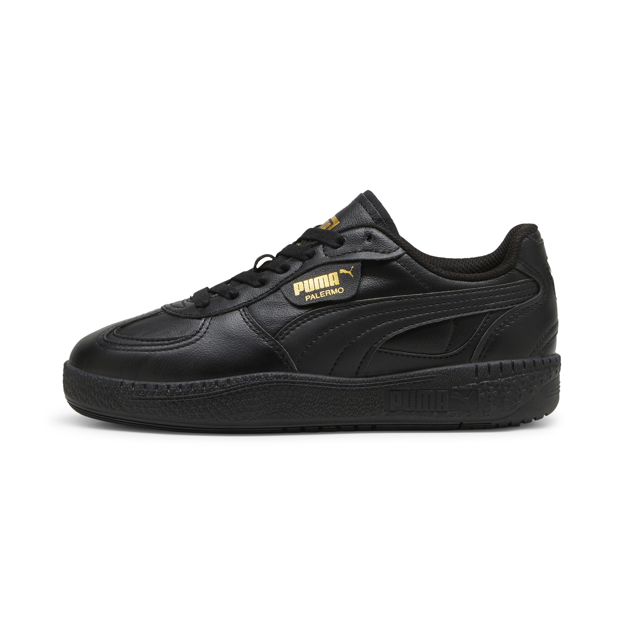 Women's Puma Palermo Moda Leather Sneakers, Black, Size 40.5, Shoes