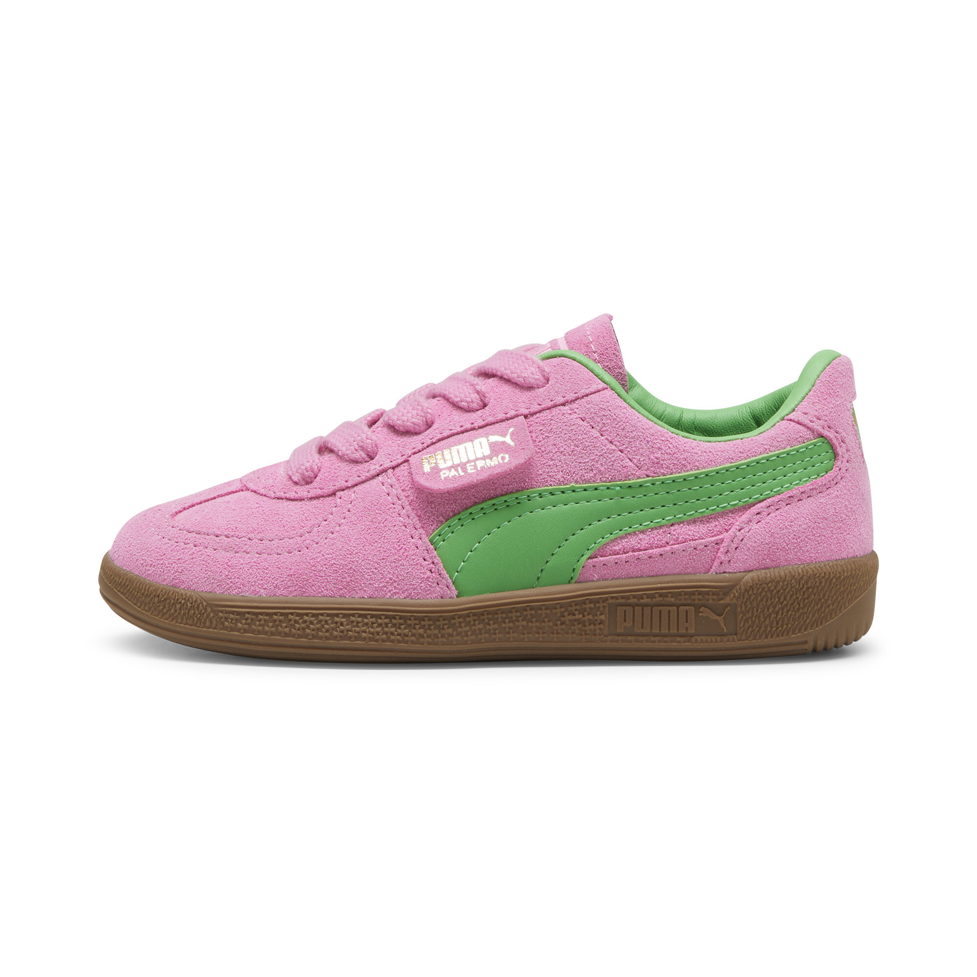 Puma Palermo Special Sneakers Kinder Schuhe | Mit Plain | Pink Delight/Green/Gum | Größe: 33