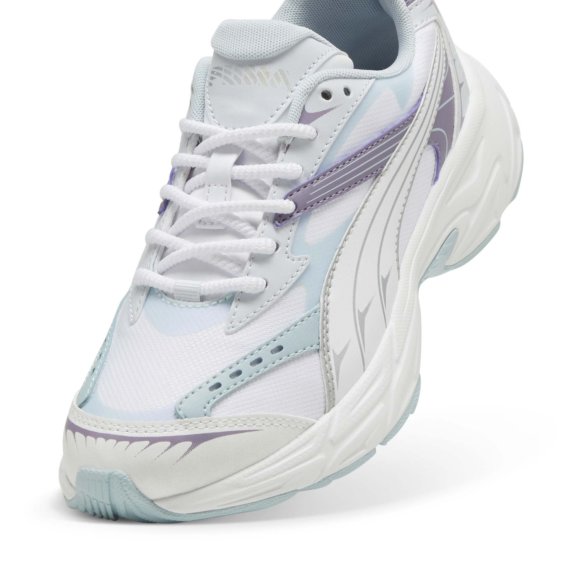 Women's Puma Morphic Futro-Glam Sneakers, White, Size 38.5, Shoes