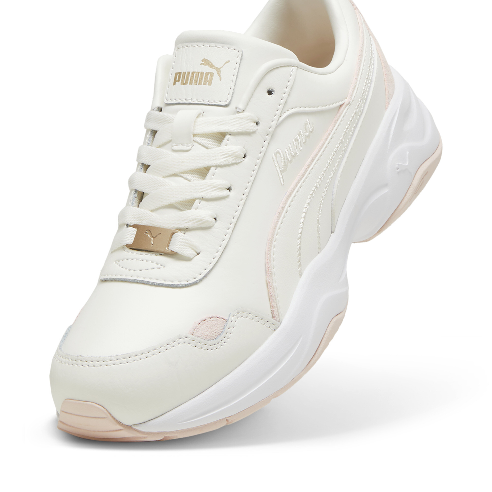 Cilia Mode Lux uniseks sneakers voor Dames, Roze/Wit, Maat 39 | PUMA